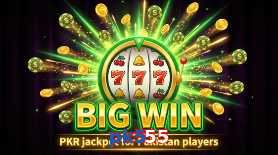 Big win animation on Pk555 slot game
